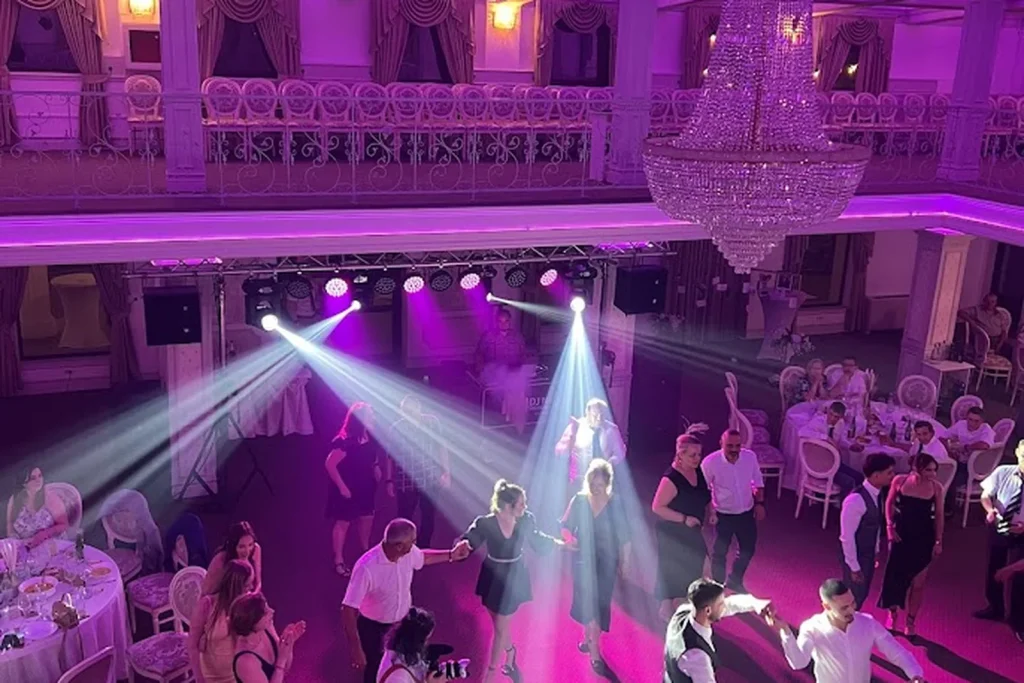Lumini profesionale pentru nuntă în Arad, DJ Nick la Domeniul Lupas